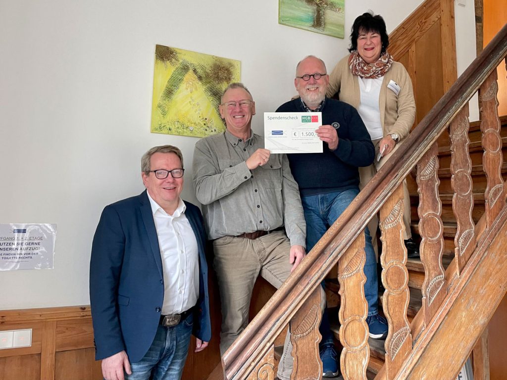 Erneute Spendenübergabe an das Christliche Hospiz Hamm