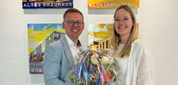 Erfolgreicher Ausbildungsabschluss von Rena Hustert