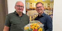 Herzlichen Glückwunsch Josef Schulz zum Dienstjubiläum!