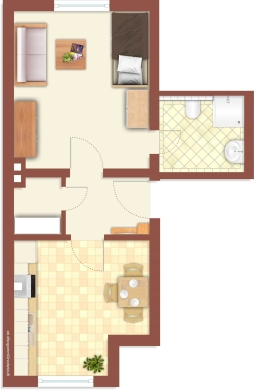 3,5 Zimmer Wohnung im Hammer Norden, 59065 Hamm, Wohnung
